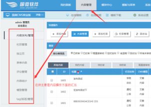 國(guó)微cms系統(tǒng)后臺(tái)概要